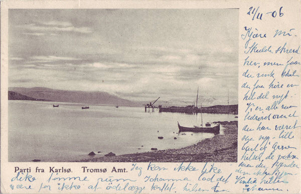 Parti fra Karlsø. Tromsø Amt.