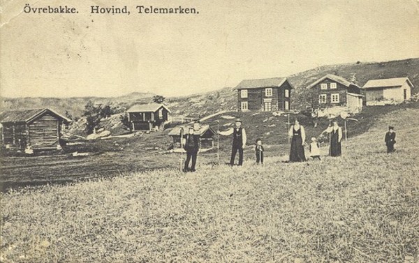 Övrebakke. Hovind, Telemark.