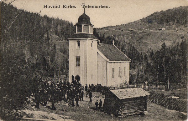Hovind Kirke. Telemarken.