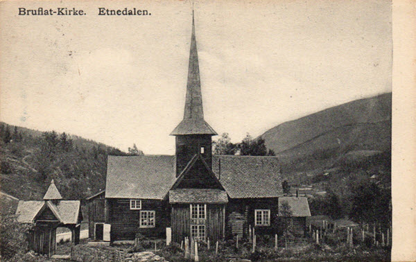 Bruflat-Kirke. Etnedalen.
