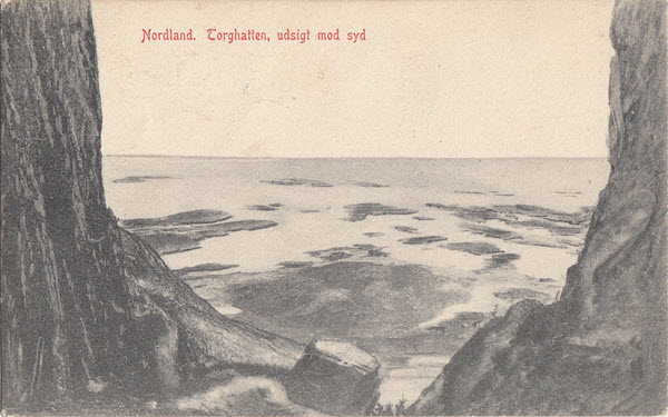 Nordland. Torghatten, udsigt mod syd