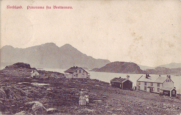 Nordland. Panorama fra Brettesnæs.