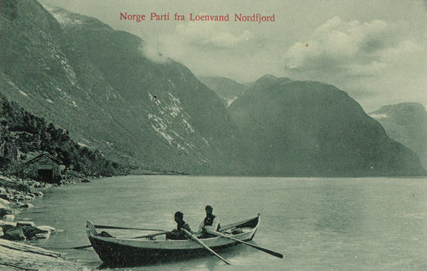 Norge Parti fra Loenvand. Nordfjord.