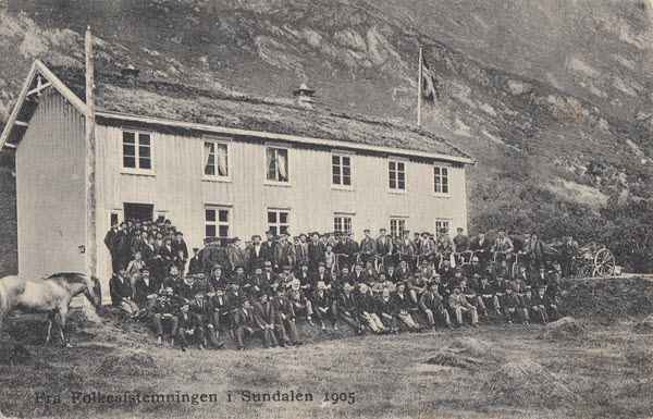 Fra Folkeafstemningen i Sundalen 1905