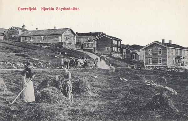 Dovrefjeld. Hjerkin Skydsstation. Dovrefjeld. Hjerkin Skydsstation.
