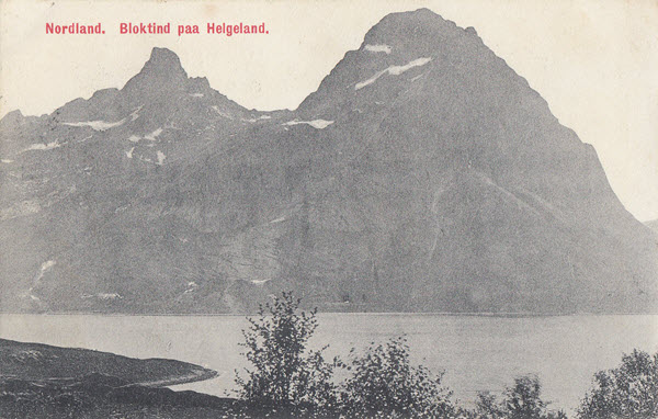 Nordland. Bloktind paa Helgeland.